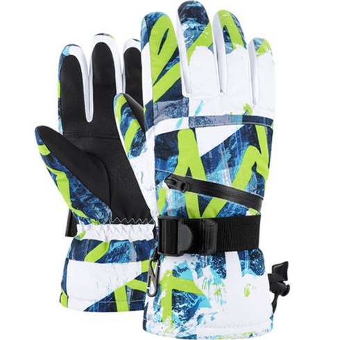 2023년 가성비 최고 알파인보드장갑 - 소이켓 패턴 알파인 스키보드 장갑 양손착용, NO 05