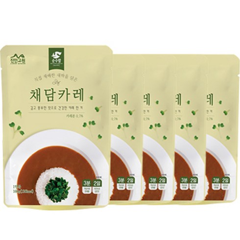 삼일카레 - 채담카레, 160g, 5개