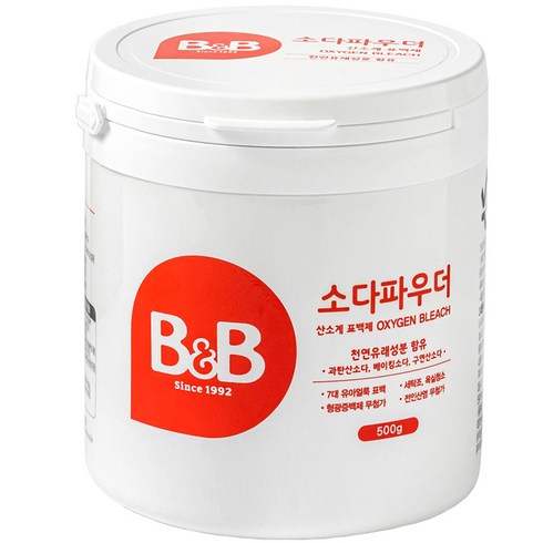 비앤비 유아용 소다 파우더, 500g, 1개