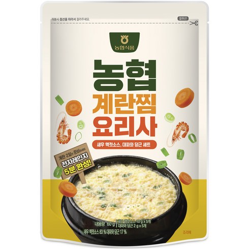 계란찜요리사 - 농협 계란찜요리사 조미액젓, 60g, 1개