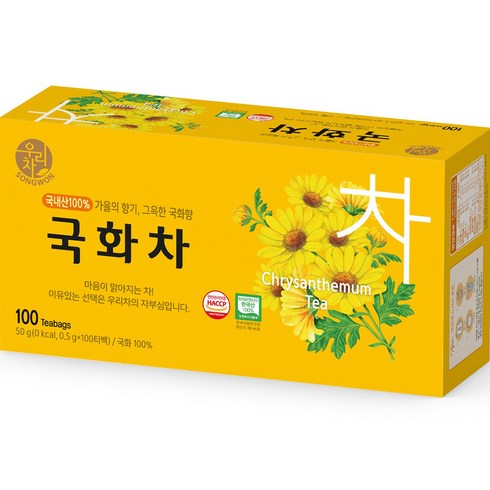 우리차 국화차 티백, 0.5g, 100개입, 1개