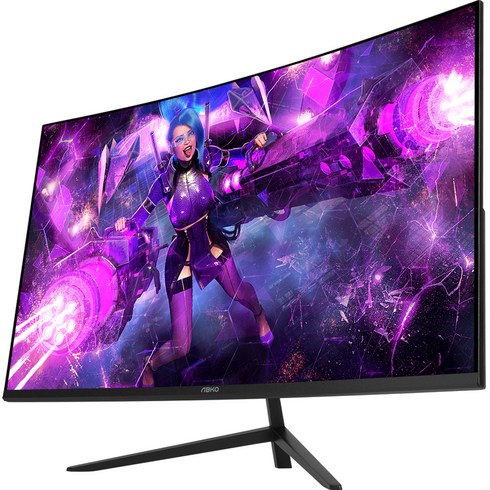 게이밍모니터 - 앱코 FHD 165Hz 게이밍 27인치 커브드 초슬림 모니터, 68cm, AVC27F165D(일반)