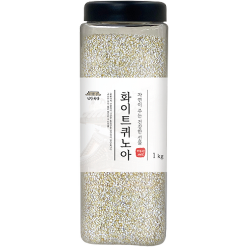 퀴노아이유식 - 건강곡간 페루산 화이트퀴노아 통, 1kg, 1개