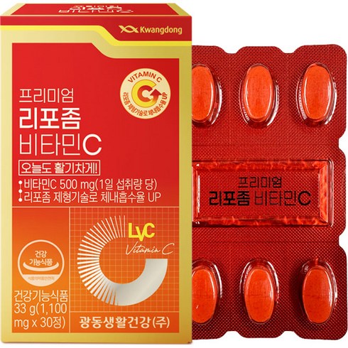 광동 프리미엄 리포좀 비타민C 33g, 30정, 1개