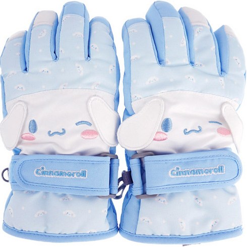 2023년 가성비 최고 아동스키장갑 - 산리오 시나모롤 아동용 입체패턴 방한장갑 양손세트 MGHKG50065