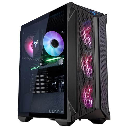 주연테크 리오나인 터보 게이밍 데스크탑 블랙 CG234F46 (i5-13400F WIN미포함 NVMe 512GB DDR5 16GB RTX4060), 기본형