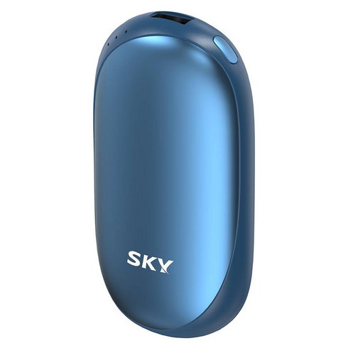 2023년 가성비 최고 양면발열휴대용손난로 - SKY 케어 양면 발열 손난로 보조배터리 5000mAh, SKY-HDW1