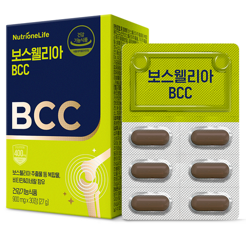 뉴트리원 보스웰리아 BCC 27g, 30정, 1개