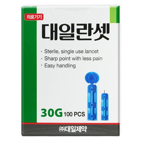 대일제약 대일란셋 일회용 채혈침 30G, 100개입, 1개