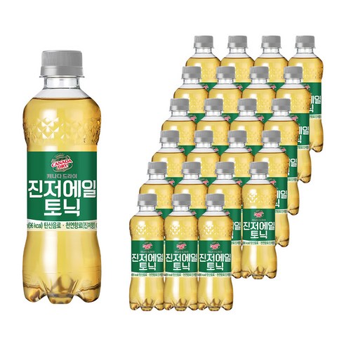 진저에일 - 코카콜라 캐나다 진저에일 토닉 음료, 24개, 300ml