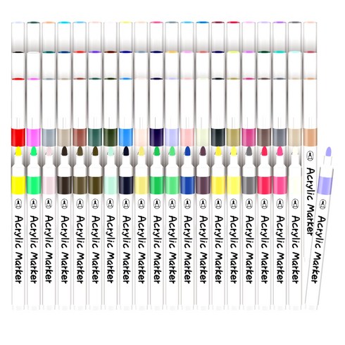 마카세트 - 영아트 데코 드로잉 아크릴 마카펜 세트, 80색, 1개