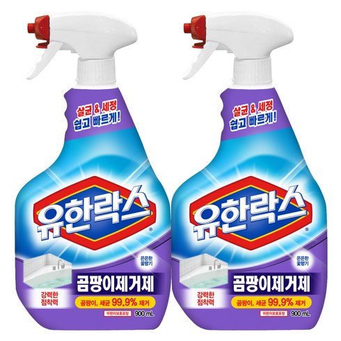 욕실곰팡이제거제 - 유한락스 곰팡이제거제, 900ml, 2개