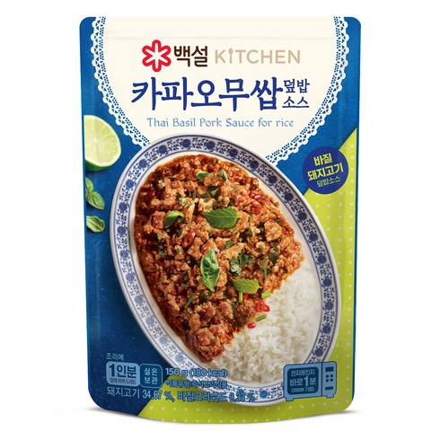 백설카파오무쌉 - 백설 카파오무쌉덮밥소스, 150g, 1개