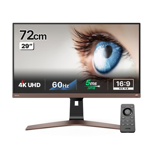 벤큐 4K UHD 아이케어 모니터, 72cm, EW2880U