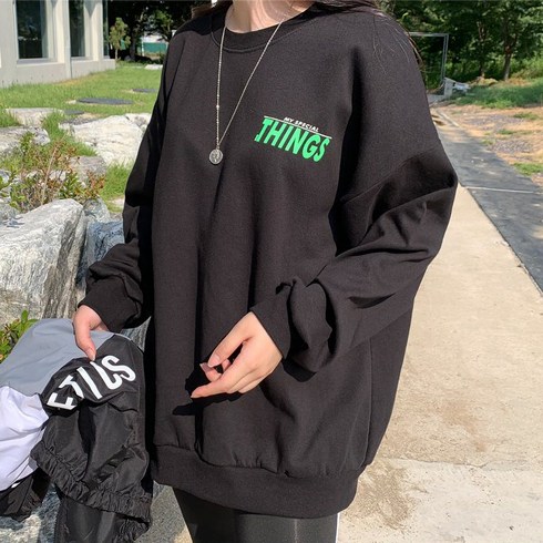 티데일리 띵스 오버핏 맨투맨