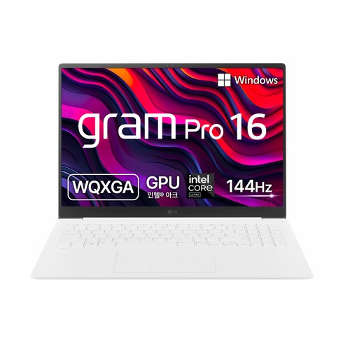 LG전자 그램 Pro 16 코어 울트라5 인텔 Arc, 에센스 화이트, 256GB, 16GB, WIN11 Home, 16Z90SP-GA5CK