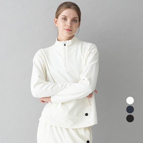 2023년 가성비 최고 여성등산티셔츠 - 로또 여성용 콤피 플리스 하프 집업 풀오버