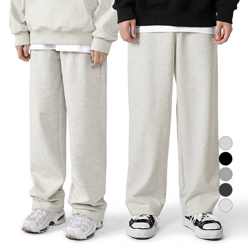 2023년 가성비 최고 기모스웻 - 네이븐 이지 기모 와이드 팬츠 트레이닝 바지