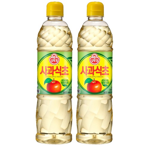 식초 - 오뚜기 사과식초, 900ml, 2개