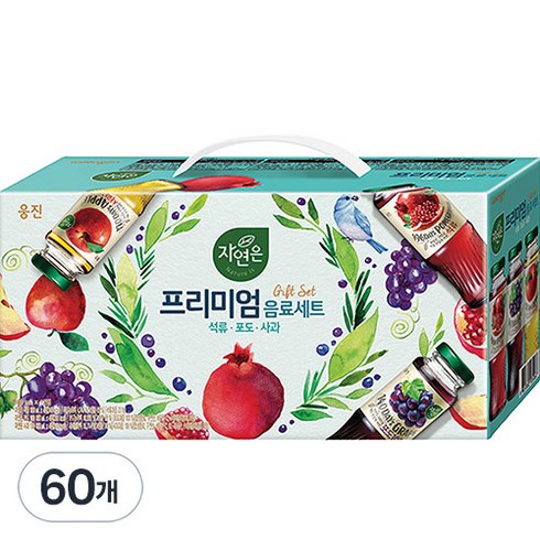 음료수 - 자연은 프리미엄 음료세트, 180ml, 60개