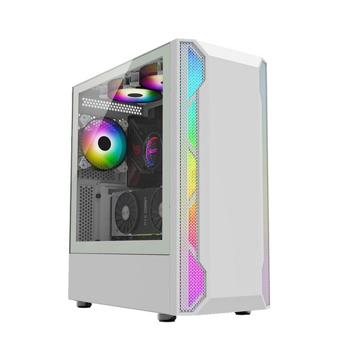 로켓PC Gamma AMD No 1. 화이트 조립컴퓨터 본체 (AMD 라이젠5 5600X RTX3060 12GB WIN미포함 삼성 16GB SSD 512GB ), 기본형