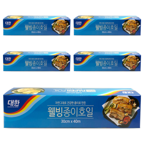 대한 웰빙 종이호일, 40m, 1개입, 5개