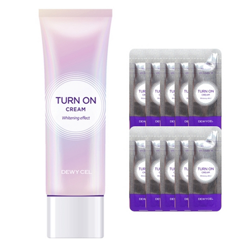 듀이셀 턴온크림 50ml + 1.5ml x 10p, 1세트