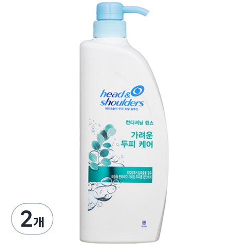 헤드앤숄더 가려운 두피케어 린스, 850ml, 2개