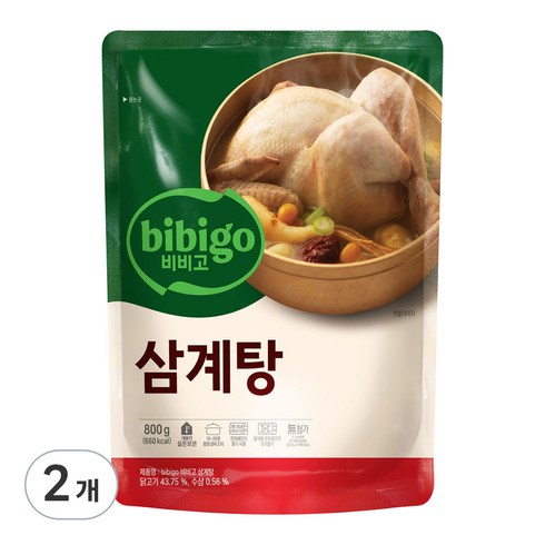 삼계탕 - 비비고 삼계탕, 800g, 2개