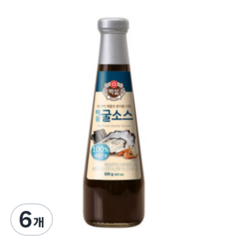 백설 해물 굴소스, 500g, 6개