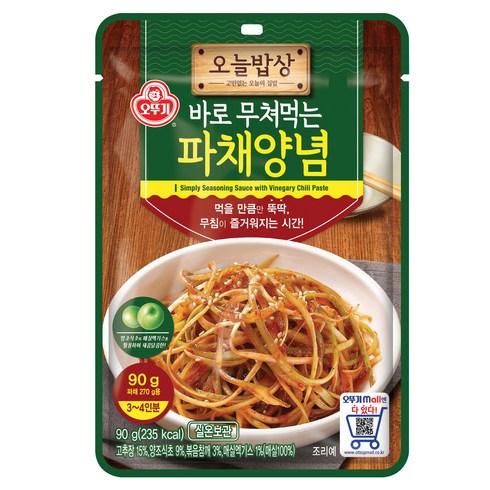 오뚜기 오늘밥상 파채양념, 90g, 1개