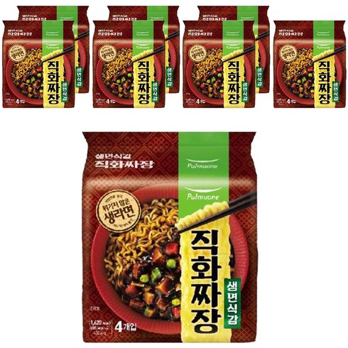 풀무원 생면식감 직화짜장 108.1g, 32개입