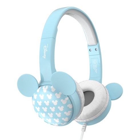 디즈니 미키 마우스 청력보호 키즈 세이프 어린이 헤드폰, 블루, PS-KH01