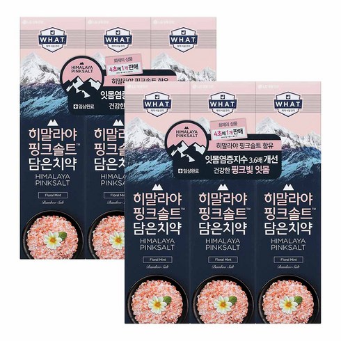 히말라야솔트치약 - 히말라야핑크솔트 담은 치약 플로럴, 6개, 100g