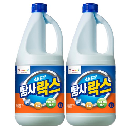 2023년 가성비 최고 락스 - 탐사 락스, 2L, 2개