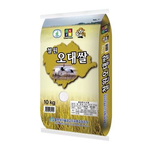 철원오대쌀 10kg10kg - 철원오대쌀 백미 상등급, 10kg, 1개