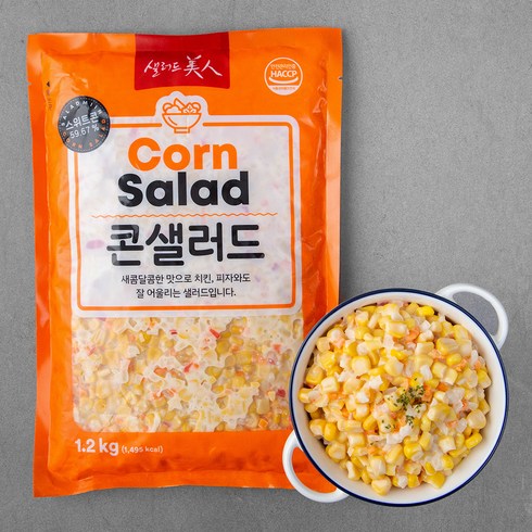 샐러드미인 - 샐러드미인 콘샐러드, 1.2kg, 1개