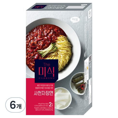 더미식유니자장면 - 더미식 사천자장면 270g, 6개