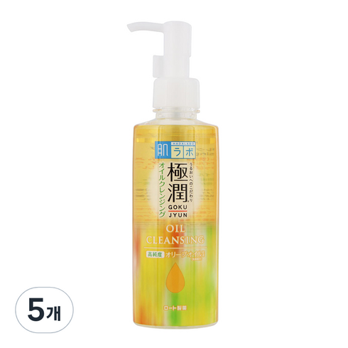 하다라보 고쿠쥰 클렌징 오일, 200ml, 5개