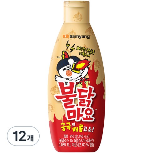 불닭마요소스 - 삼양 불닭마요 소스, 250g, 12개