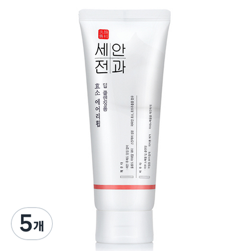 세안전과 효소 에어리휩 딥클렌징 폼, 150ml, 5개