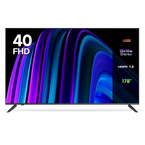 이노스 FHD LED 제로베젤 TV, 101.6cm(40인치), E4000FC, 스탠드형, 고객직접설치