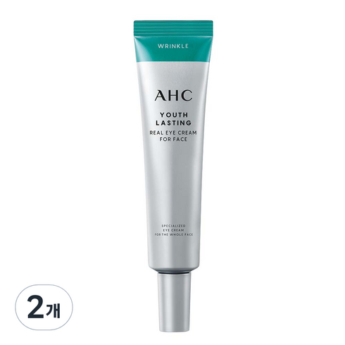 AHC 유스래스팅 리얼 아이크림 포 페이스, 35ml, 2개