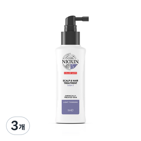 니옥신 스칼프 앤 헤어 트리트먼트 System 5, 100ml, 3개
