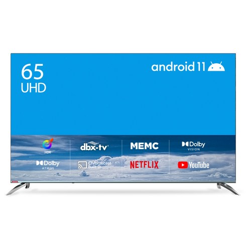 더함 4K UHD LED 안드로이드 스마트 TV, 165cm(65인치), TA654-AVN22CB, 스탠드형, 방문설치