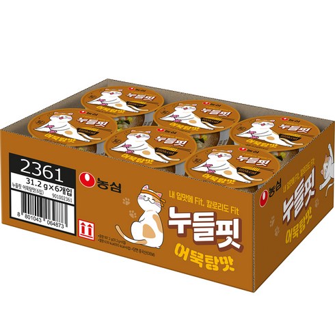 누들핏 어묵탕맛, 6개