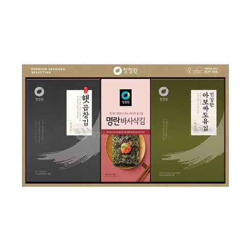 청정원 햇곱창김 재래김 혼합 8호, 1세트