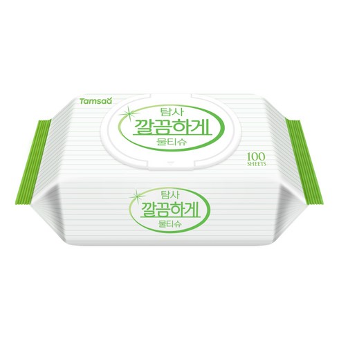 탐사 깔끔하게 물티슈, 100개입, 1개