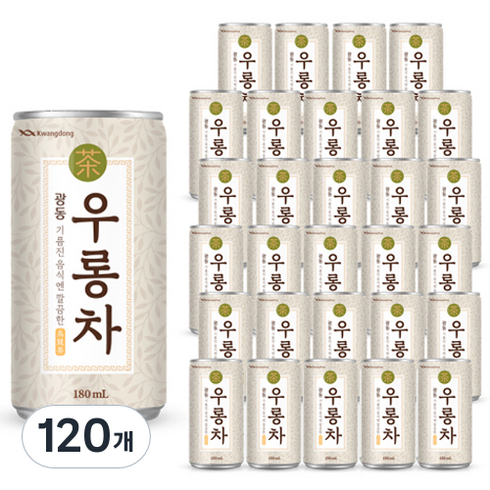 광동우롱차 - 광동 우롱차 캔, 120개, 180ml
