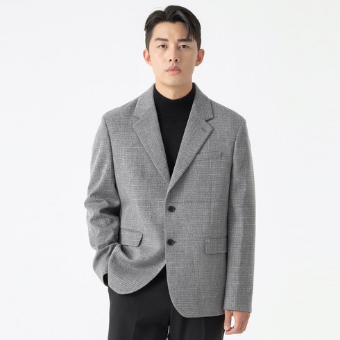 2023년 가성비 최고 남자블레이저 - 캐럿 남성용 보카시 싱글 블레이져 자켓